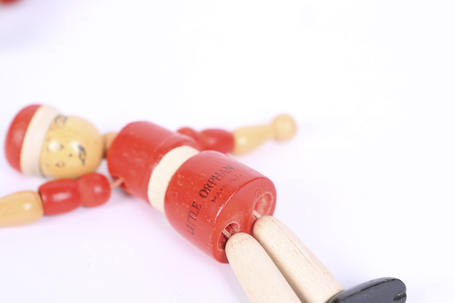 Set of Harold Gray "Little Orphan Annie" Wooden Dolls