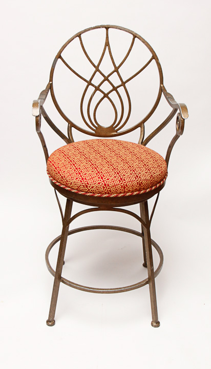 Set of Metal Counter Stools