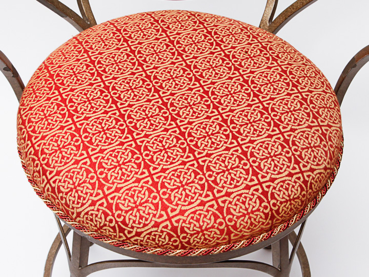 Set of Metal Counter Stools