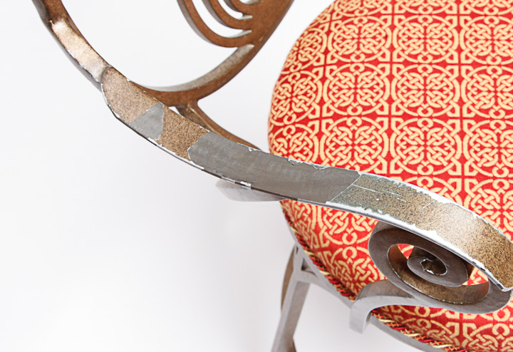 Set of Metal Counter Stools