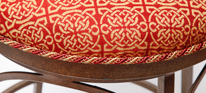 Set of Metal Counter Stools