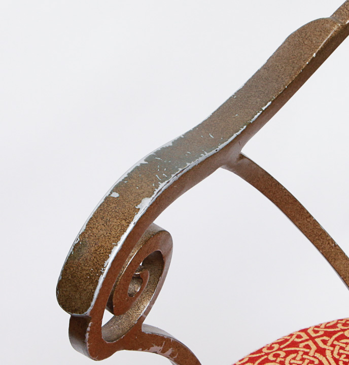 Set of Metal Counter Stools