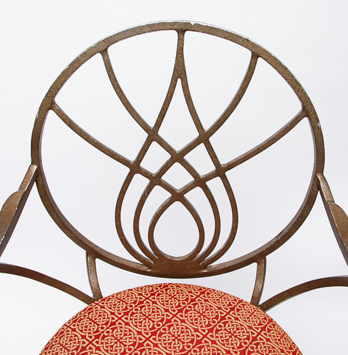 Set of Metal Counter Stools