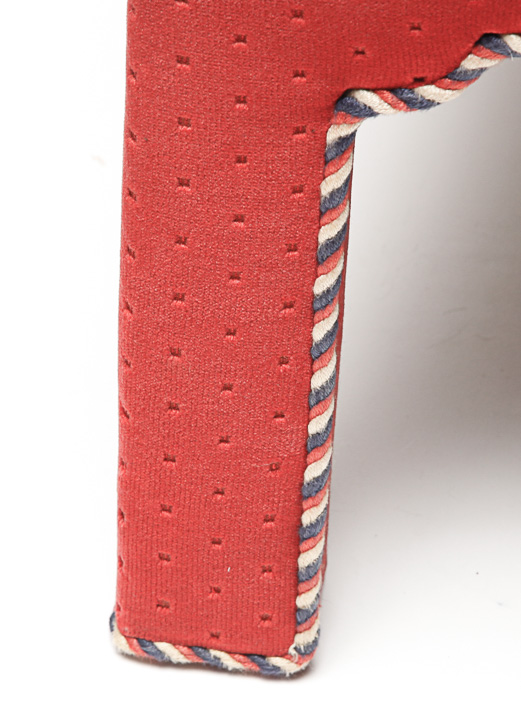 Vintage Red Accent Chair