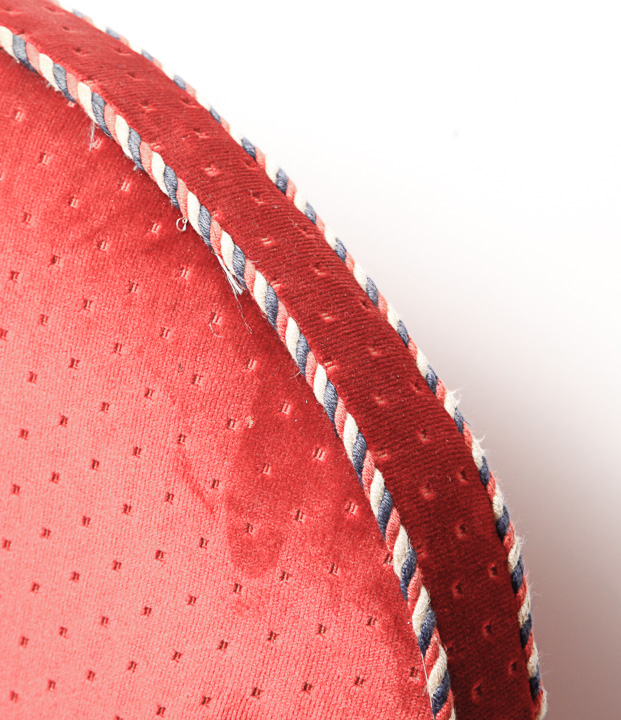 Vintage Red Accent Chair