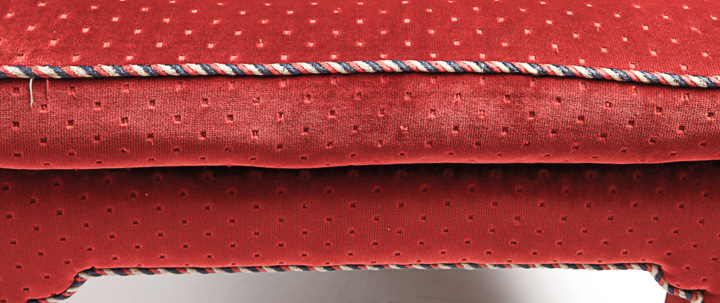 Vintage Red Accent Chair