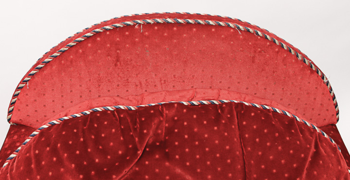 Vintage Red Accent Chair