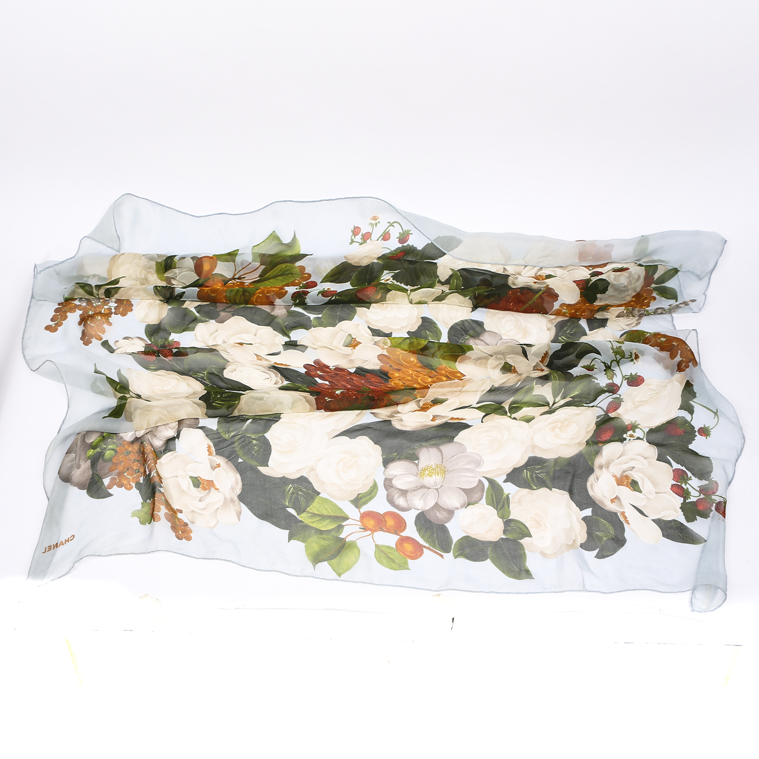 Vintage Chanel Silk Scarf