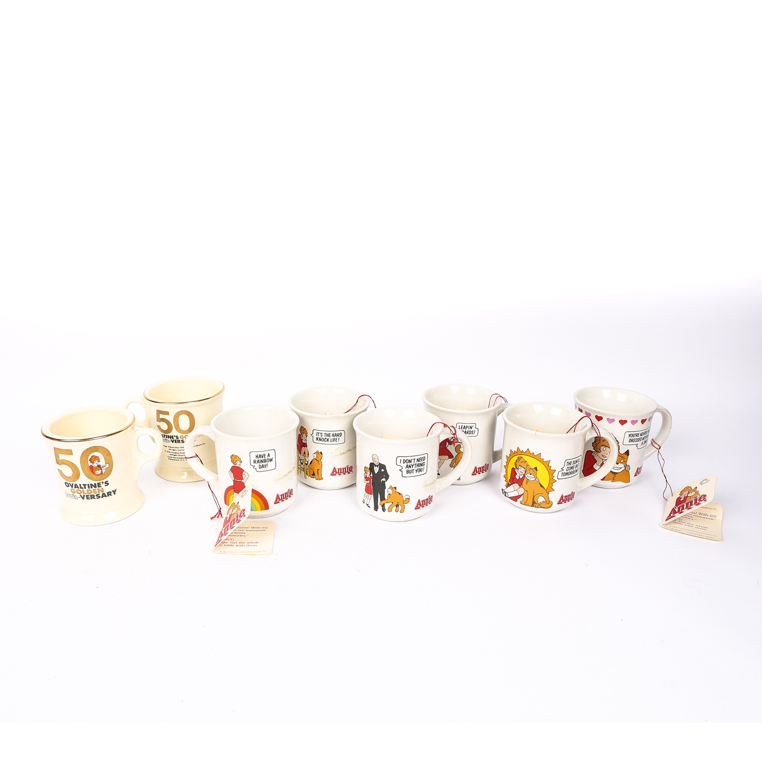Collection of "Annie" Mugs