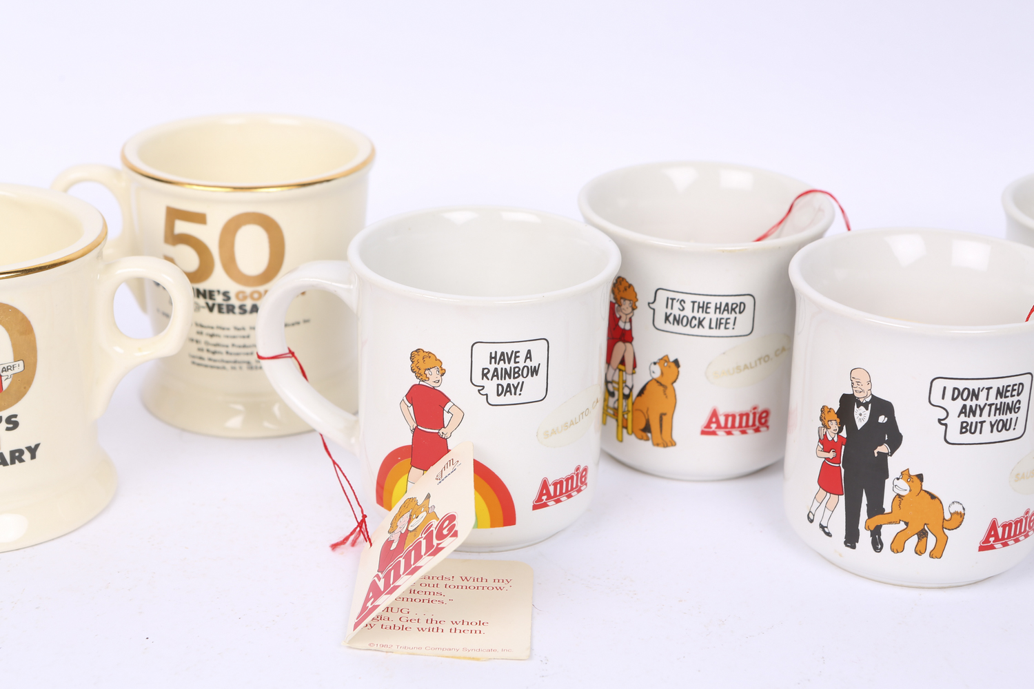 Collection of "Annie" Mugs