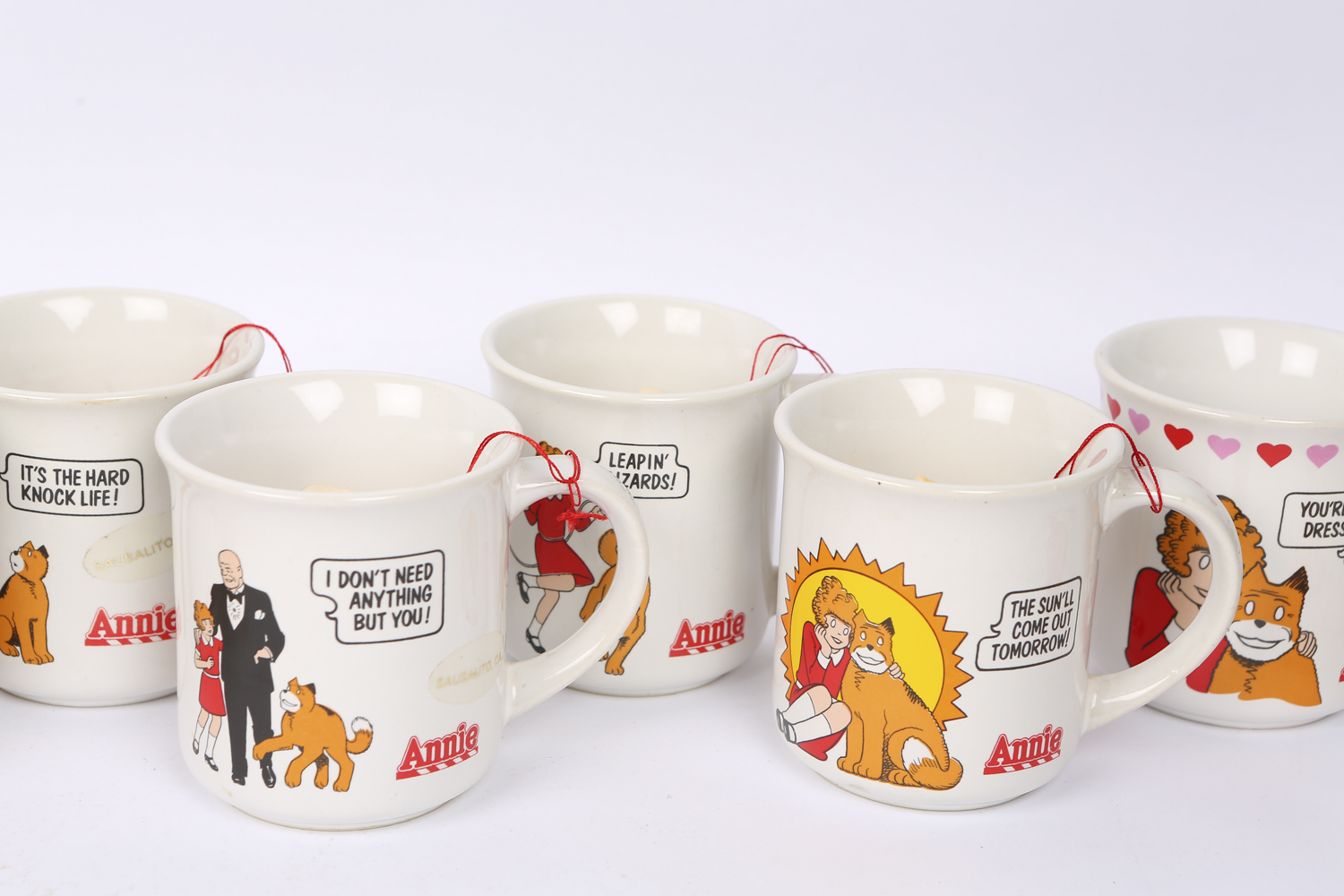 Collection of "Annie" Mugs