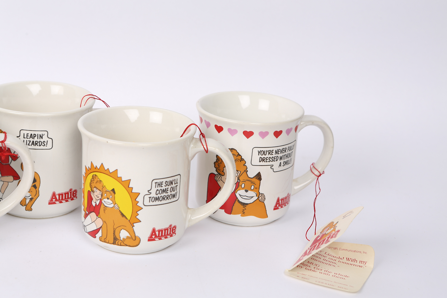 Collection of "Annie" Mugs