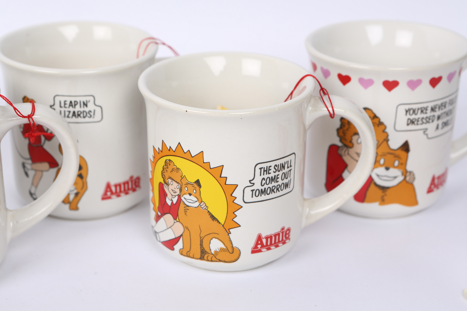 Collection of "Annie" Mugs