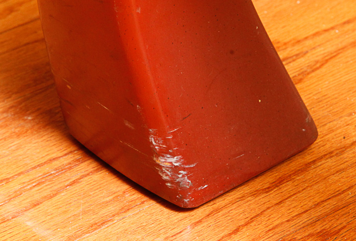 Chinese Inspired Curved-Leg Coffee Table with Glass Top