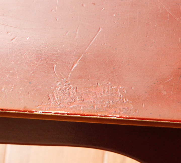 Chinese Inspired Curved-Leg Coffee Table with Glass Top