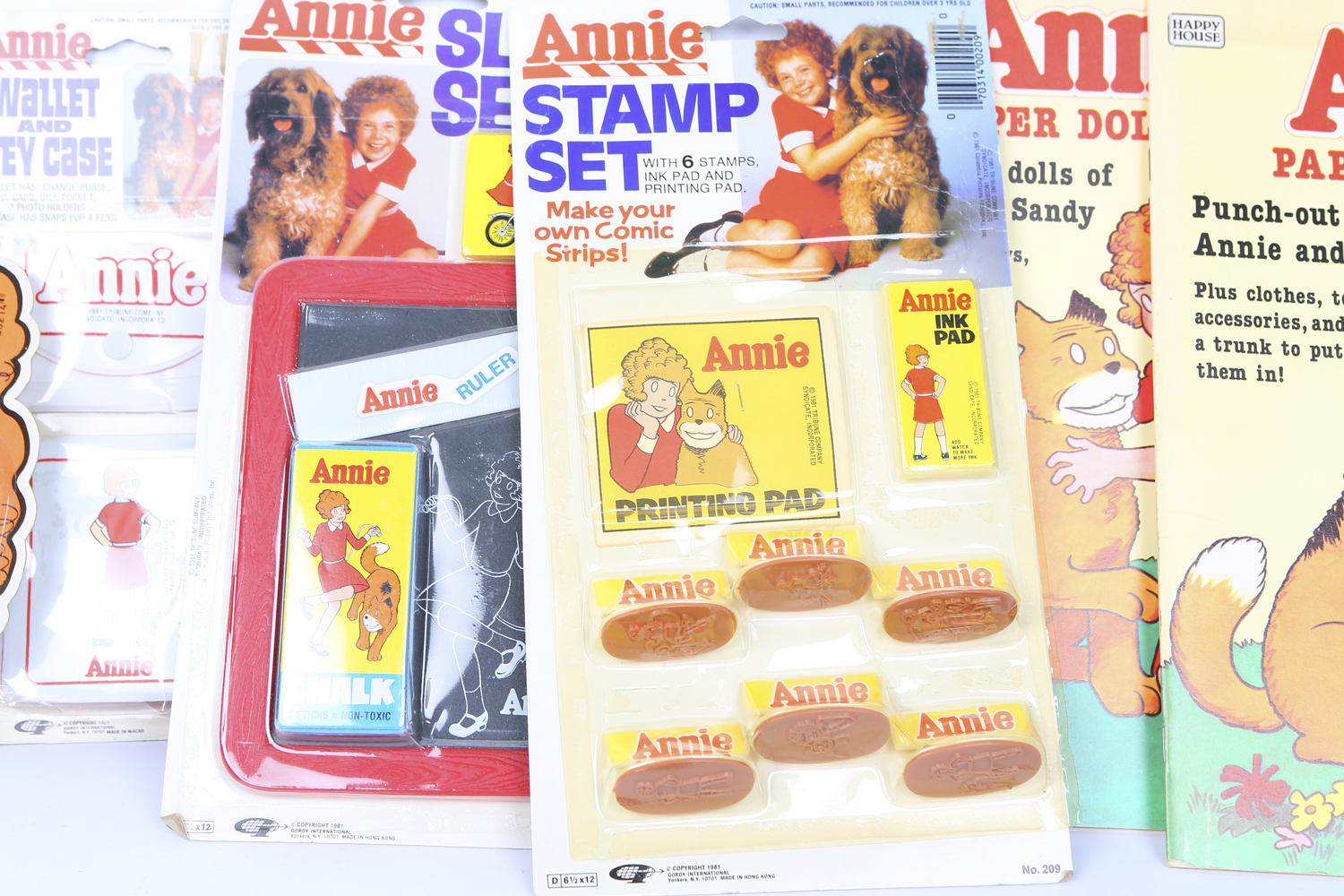 Collection of Annie Toys
