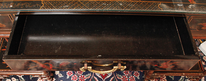 Chinoiserie Pedestal Desk by Maitland-Smith