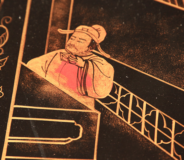 Chinoiserie Pedestal Desk by Maitland-Smith