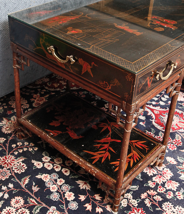 Chinoiserie Pedestal Desk by Maitland-Smith