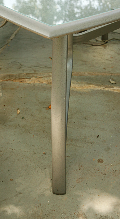 Metal Frame Patio Table and Chairs