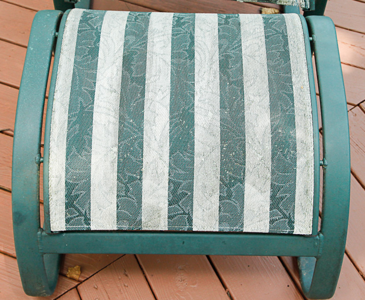 Metal Frame Two Piece Patio Lounger