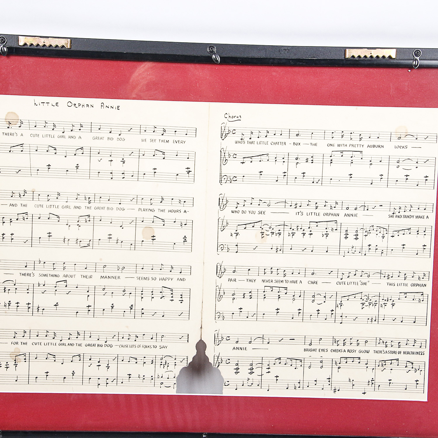 1931 "Little Orphan Annie's Song" Sheet Music