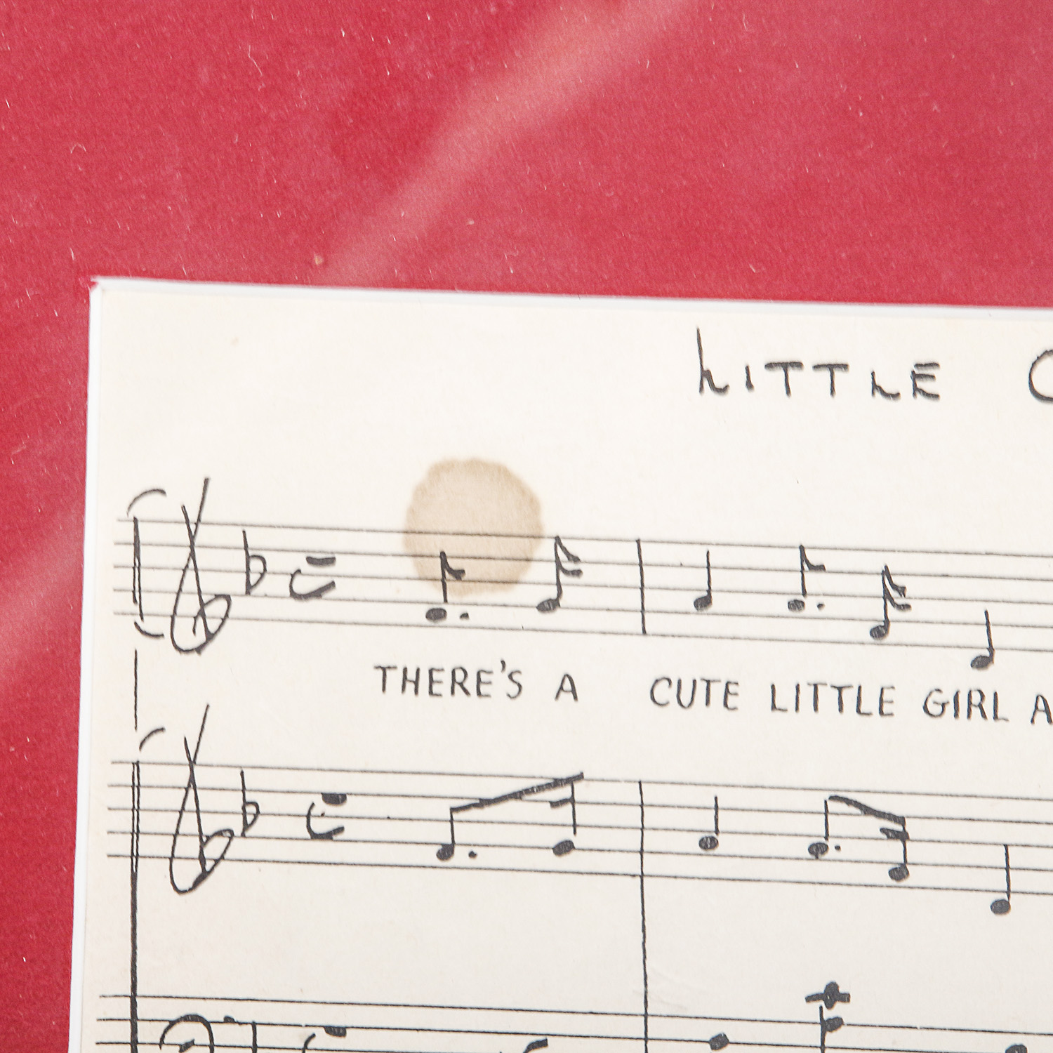 1931 "Little Orphan Annie's Song" Sheet Music