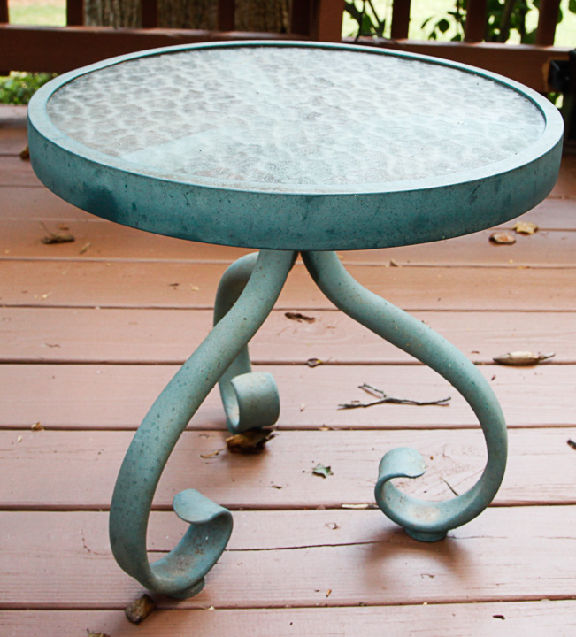 Metal Frame Swivel Rocker Bistro Set