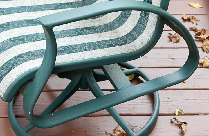 Metal Frame Swivel Rocker Bistro Set