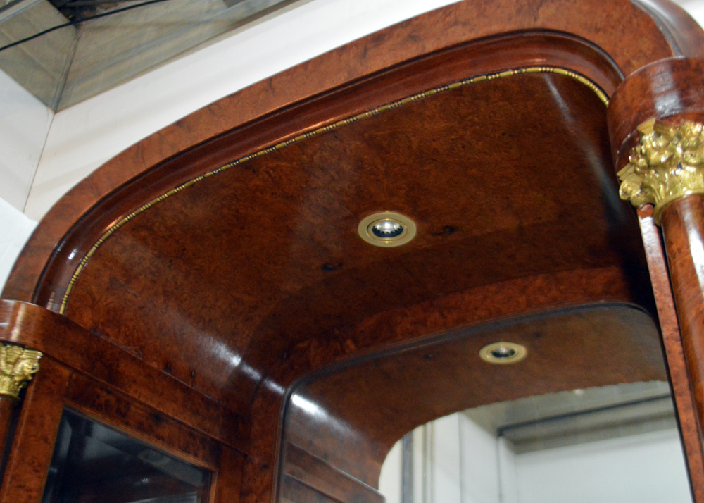 Art Deco Thuja Root China Cabinet by Guerin Freres of Paris