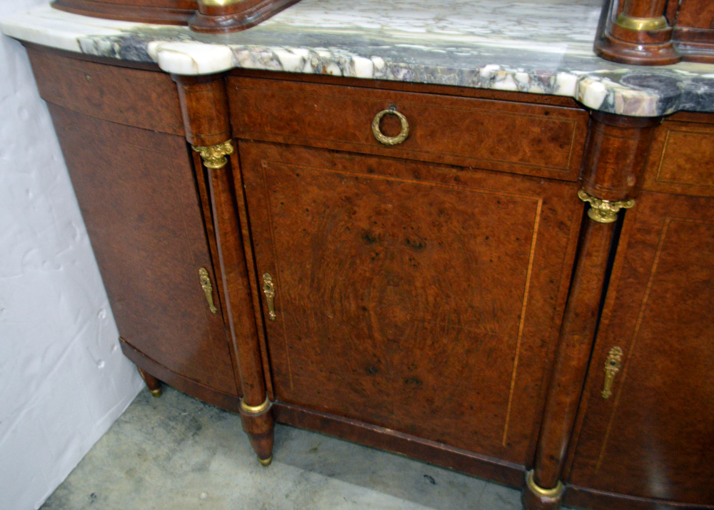 Art Deco Thuja Root China Cabinet by Guerin Freres of Paris