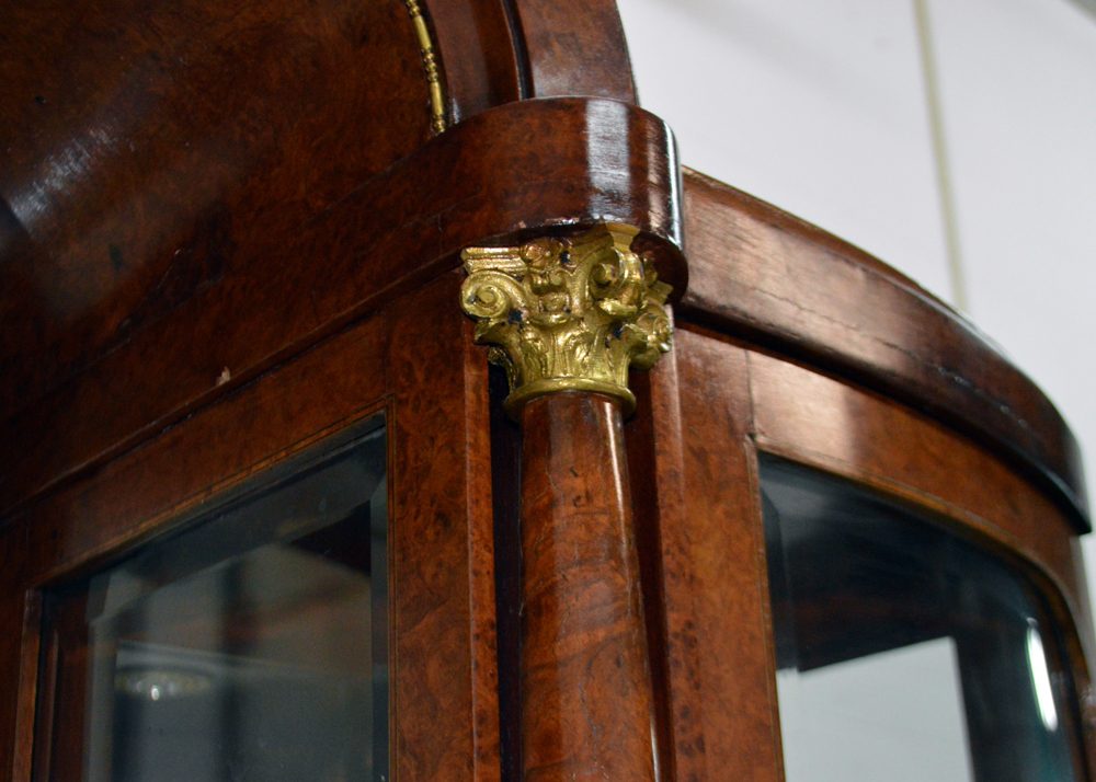 Art Deco Thuja Root China Cabinet by Guerin Freres of Paris