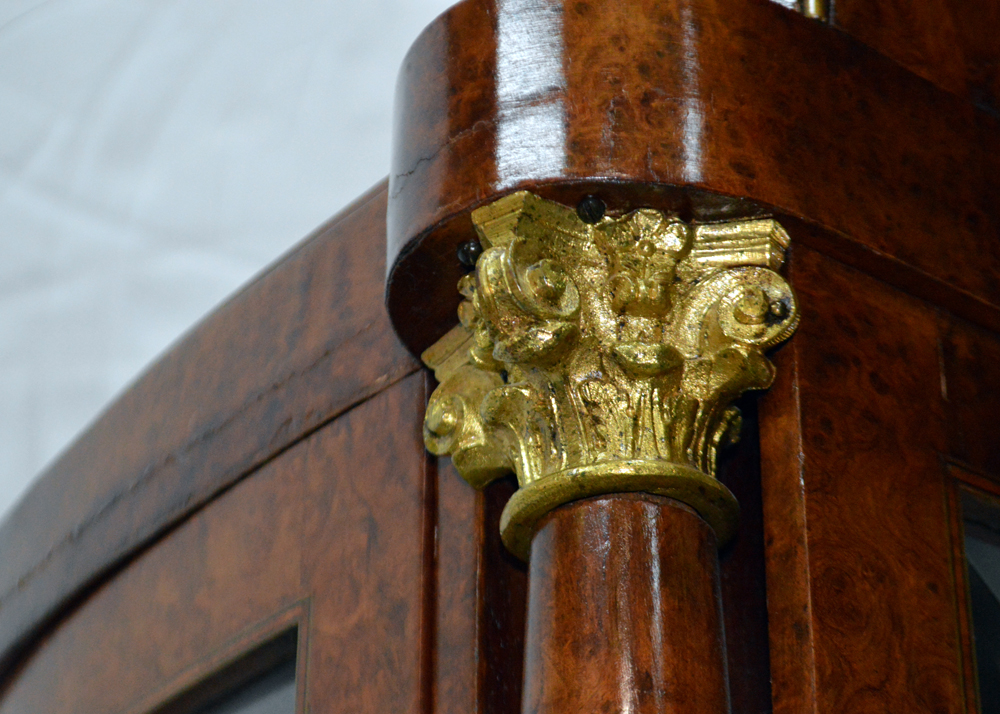 Art Deco Thuja Root China Cabinet by Guerin Freres of Paris