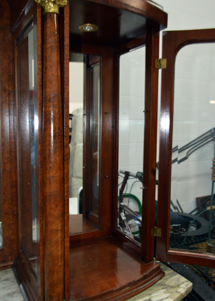 Art Deco Thuja Root China Cabinet by Guerin Freres of Paris