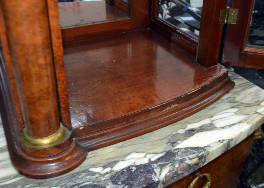 Art Deco Thuja Root China Cabinet by Guerin Freres of Paris