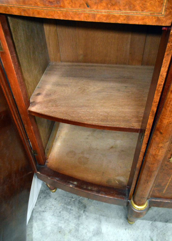 Art Deco Thuja Root China Cabinet by Guerin Freres of Paris