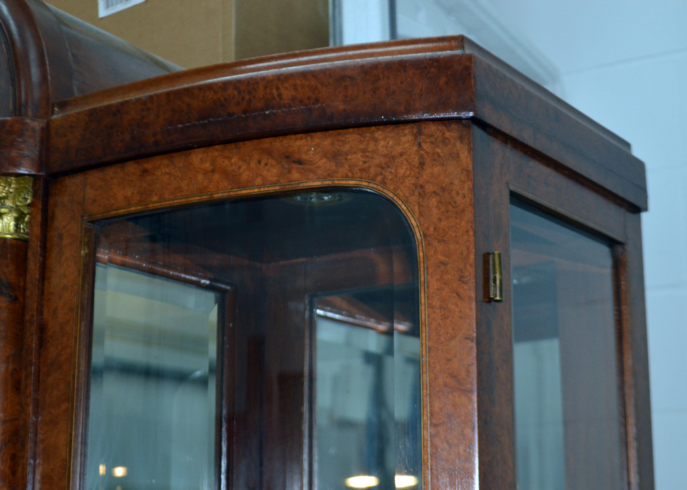 Art Deco Thuja Root China Cabinet by Guerin Freres of Paris