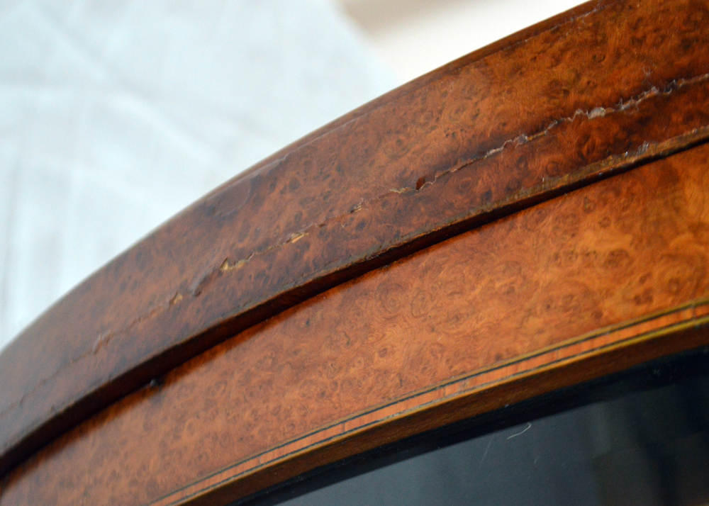 Art Deco Thuja Root China Cabinet by Guerin Freres of Paris