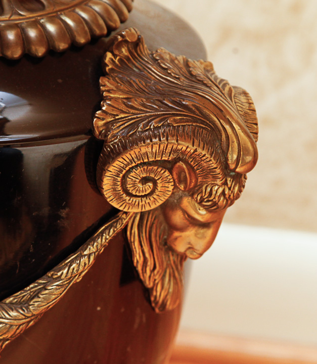 Ornate Urn Shaped Table Lamps