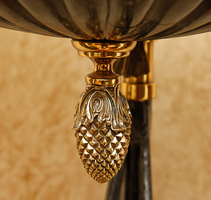 Tall American Empire Style End Table