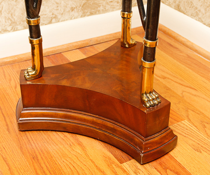 Tall American Empire Style End Table