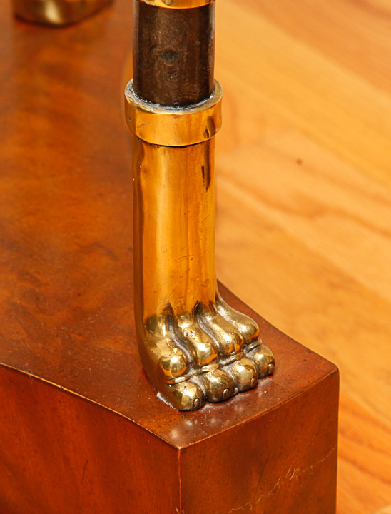 Tall American Empire Style End Table