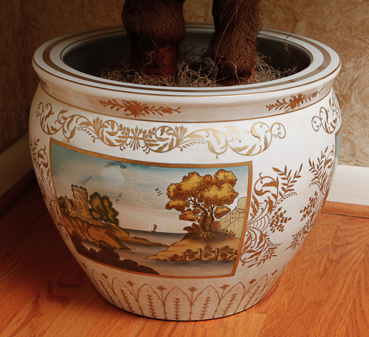 Faux Plant and Planter