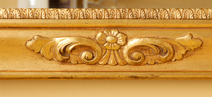 Ornate Gold Tone Wall Mirror