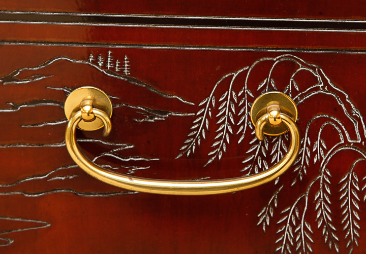 East Asian Inspired Nightstand by Heritage