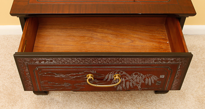 East Asian Inspired Nightstand by Heritage