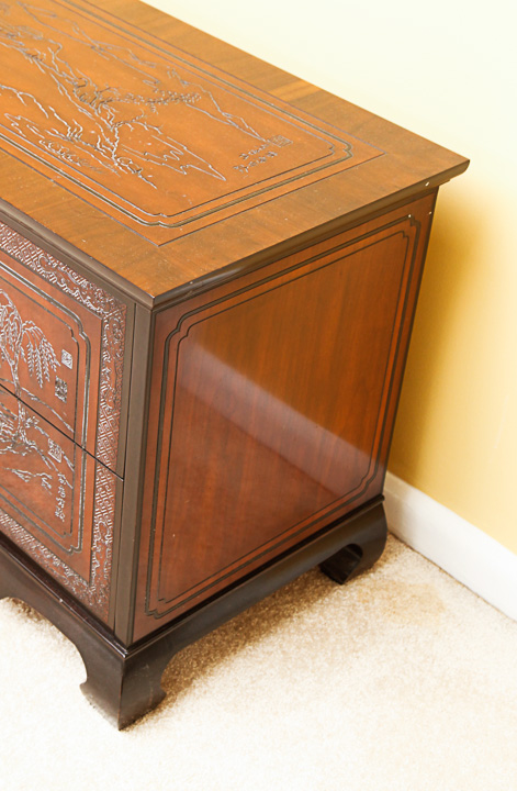 East Asian Inspired Nightstand by Heritage