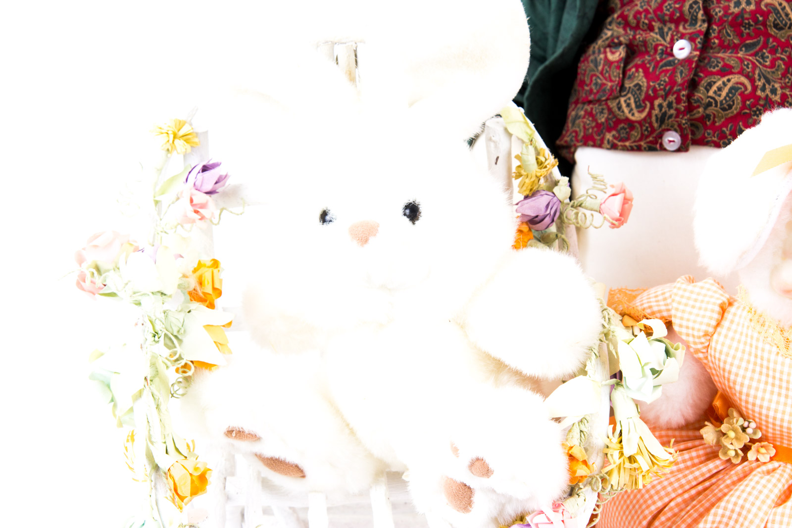 Vintage Rabbit Themed Dolls and Home Decor