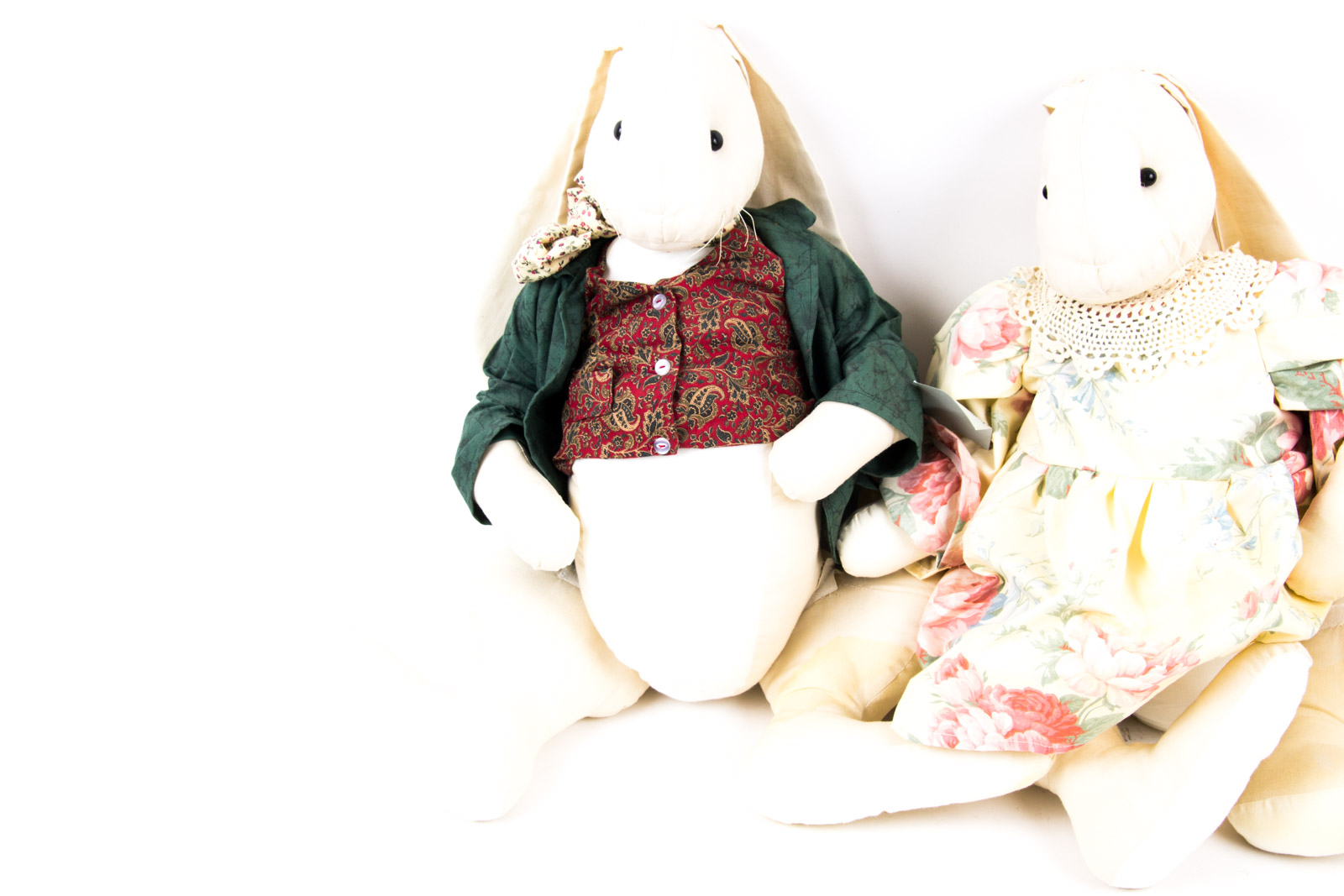 Vintage Rabbit Themed Dolls and Home Decor