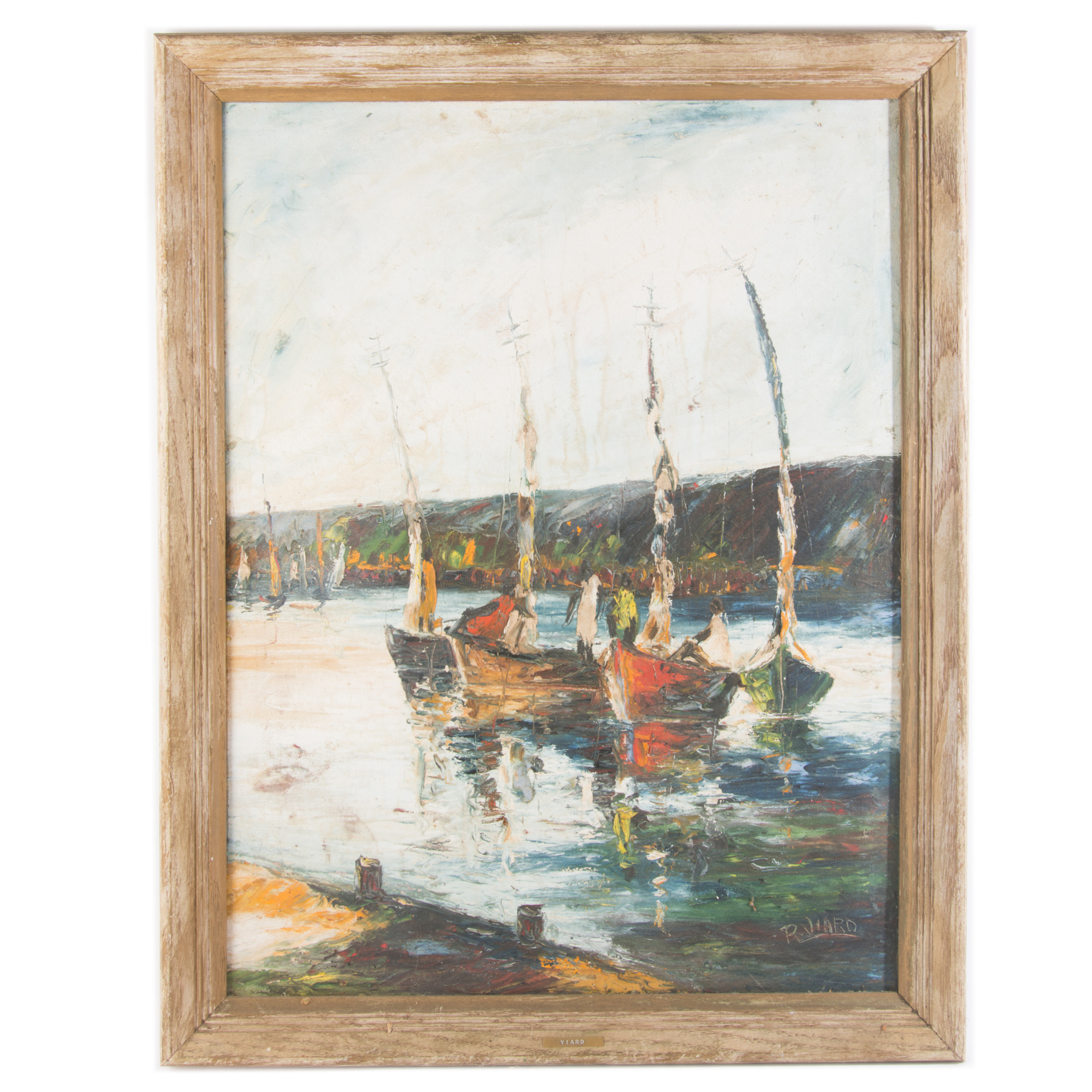 Raoul Viard Original Oil on Canvas Painting